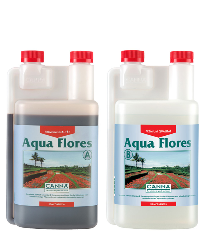 Growversand canna aqua flores A+B 1l