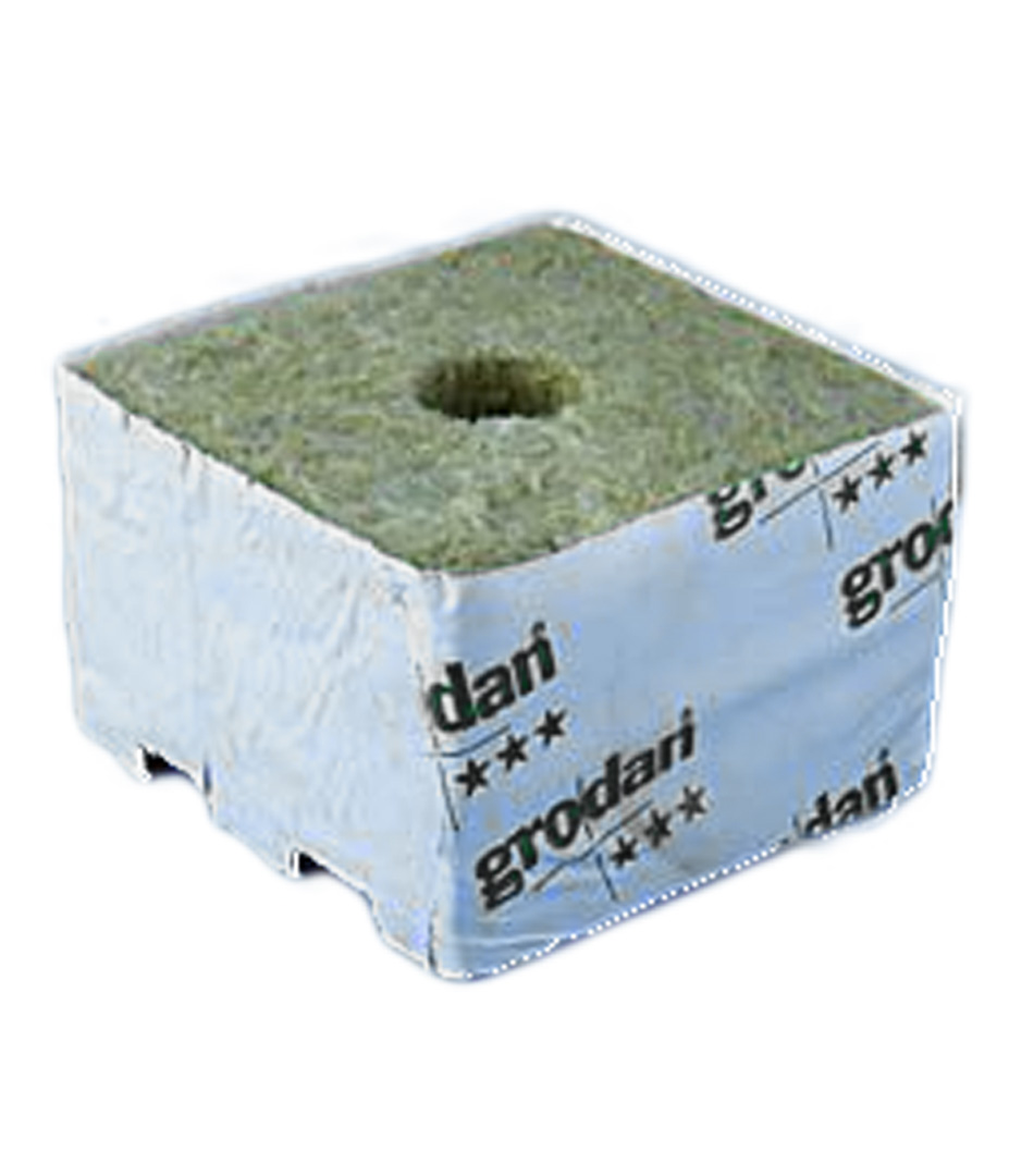 Growversand steinwolle gordan steinwollwürfel 10x10x6,5cm kleines loch