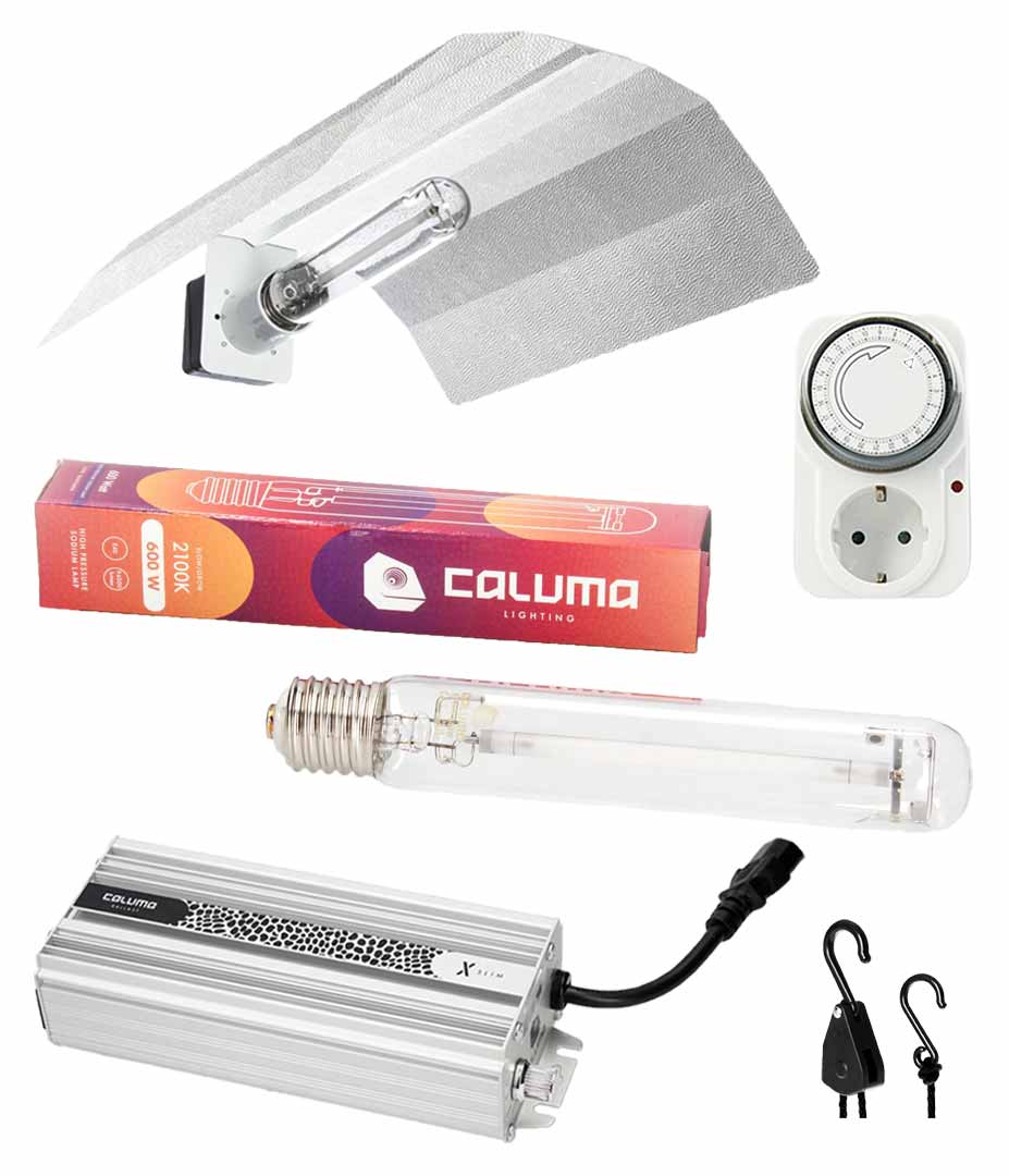 Produktbilder Beleuchtungsset 600W Caluma Vorschaltgeraet Caluma HPS