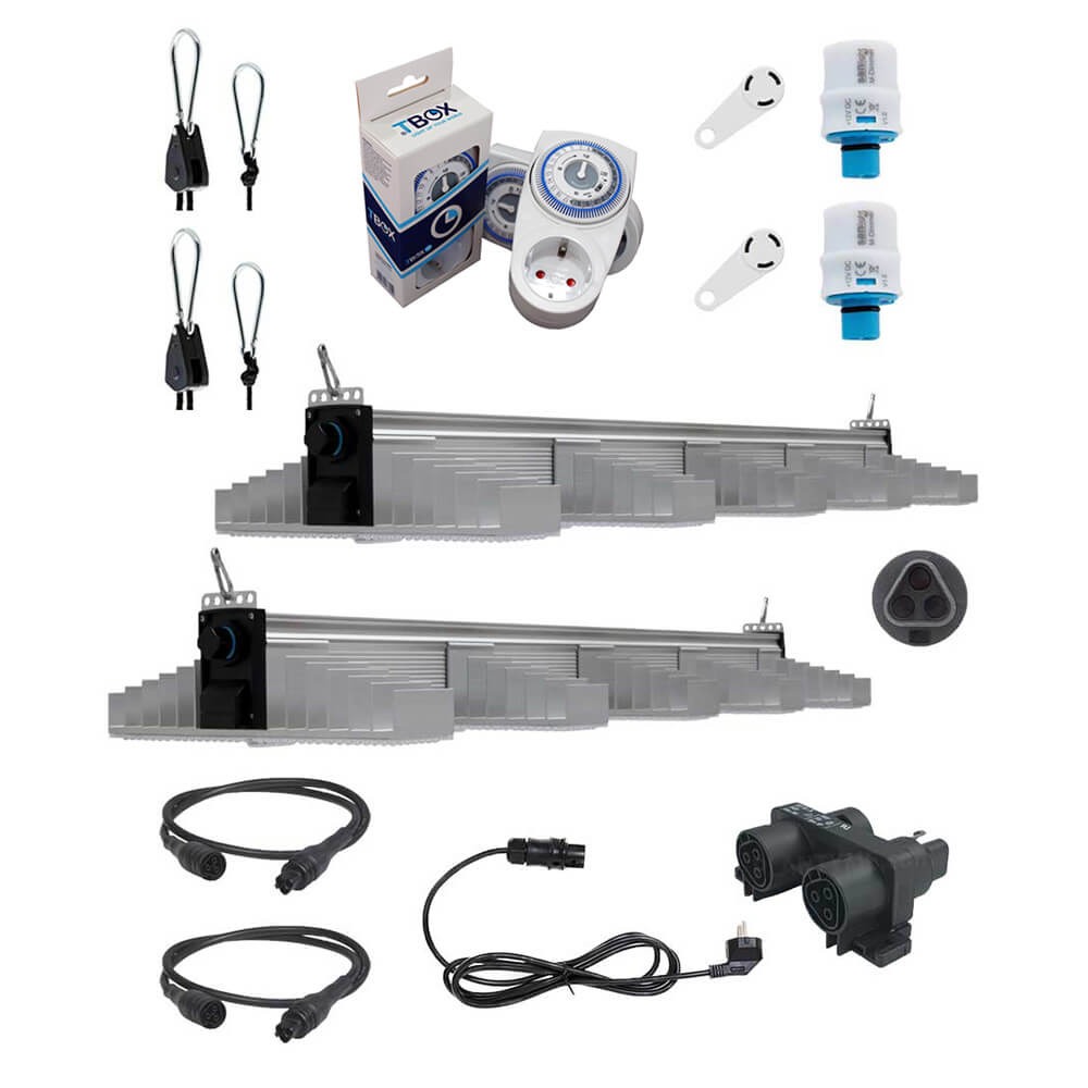 Sanlight EVO 5-120 LED-Beleuchtungsset L (1,44 m²) EXPERT 2 x 320 W 