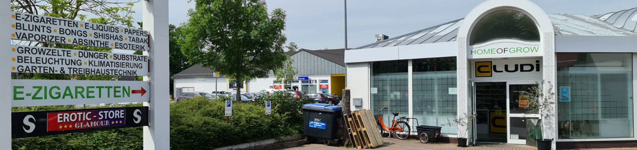 Frontansicht des Ladengeschäfts