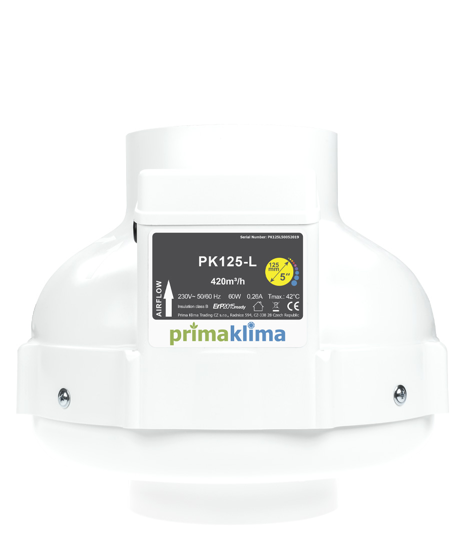 Growversand primaklima 125mm einstufig 360m³h vorne