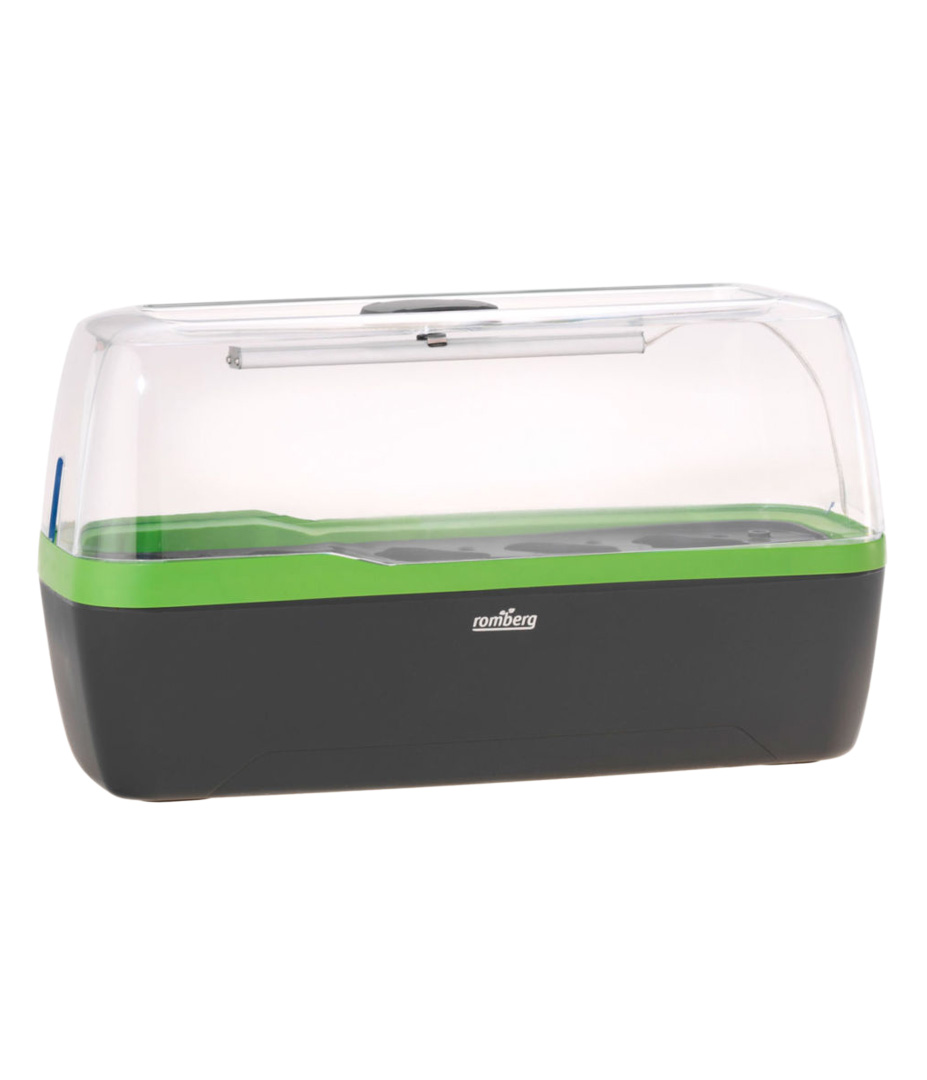 Growversand gewächshaus boqube mit led