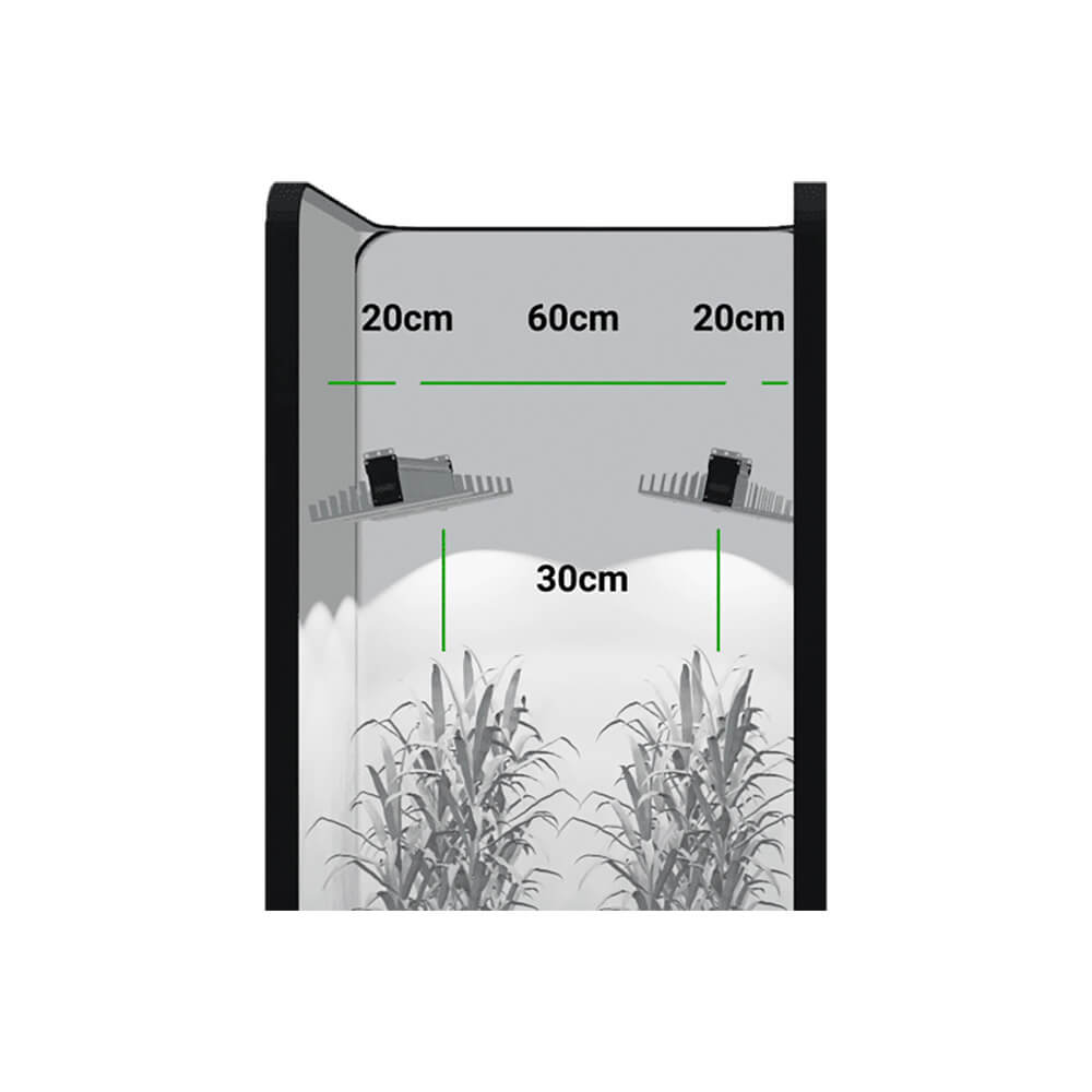 Sanlight EVO 4-100 LED-Beleuchtungsset M (1 m²) EXPERT 2 x 250 W  