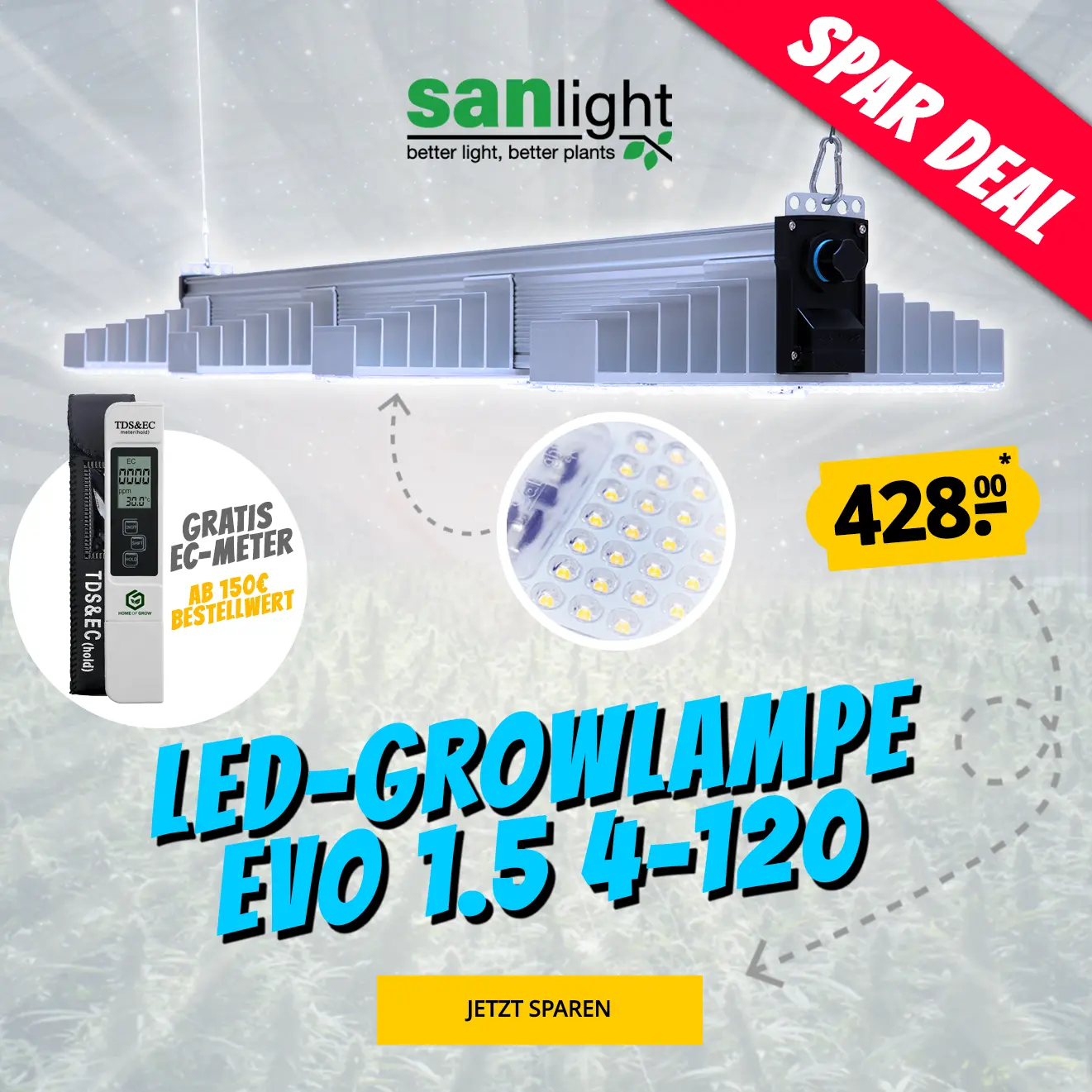 Growversand Sanlight EVO 4-120 Spar Deal Slider Mobil