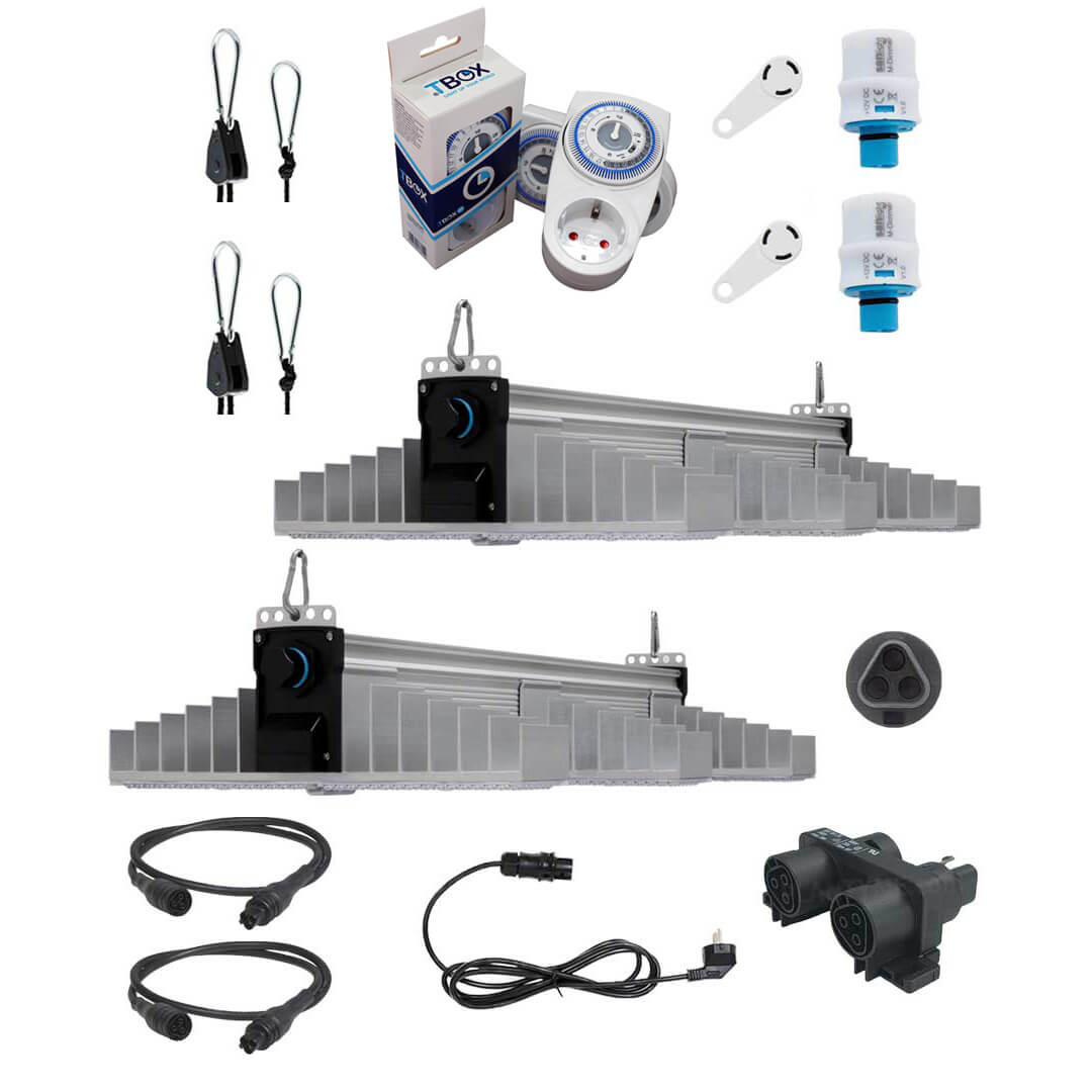 Sanlight EVO 3-100 LED-Beleuchtungsset M (1 m²) ECO 2 x 190 W 