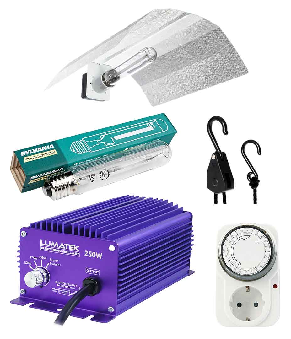 Produktbilder Beleuchtungsset 250W Lumatek Vorschaltgeraet Sylvania