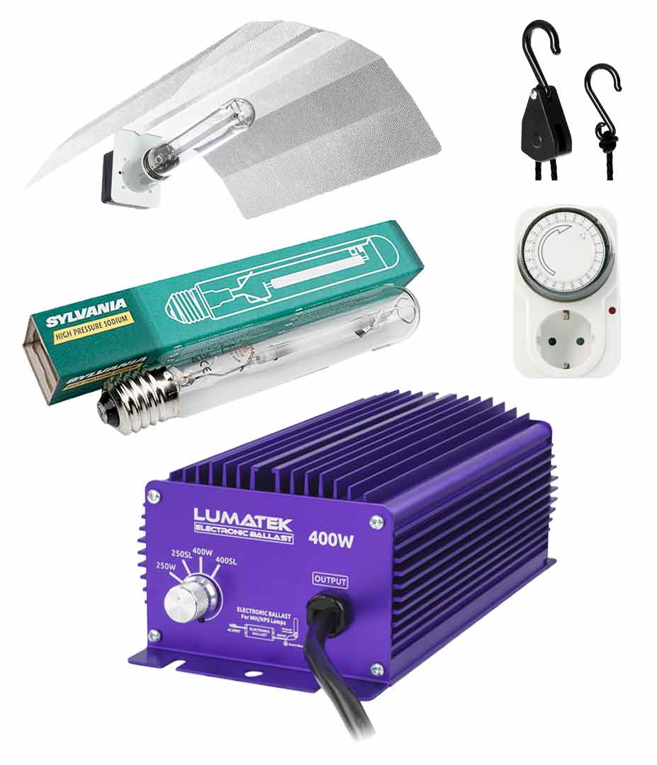 Produktbilder Beleuchtungsset 400W Lumatek Vorschaltgeraet Sylvania