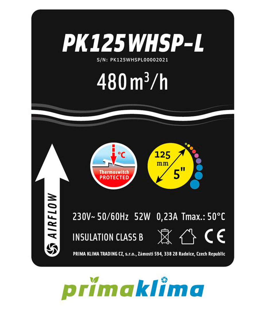 Produktbilder primaklima whisperblower ec 1speed 480m3h 125mm schalter