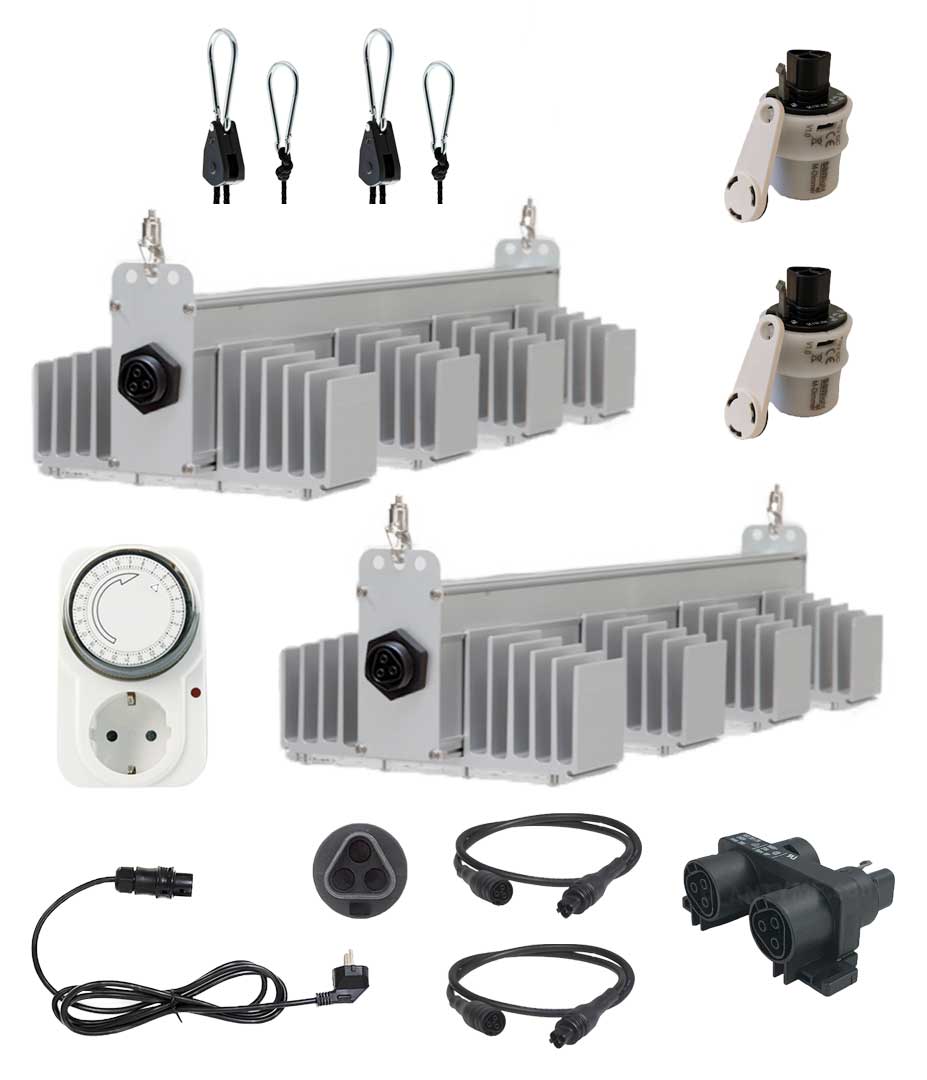 Sanlight Q-Serie LED-Beleuchtungsset L (1,44 m²) Eco 330 W