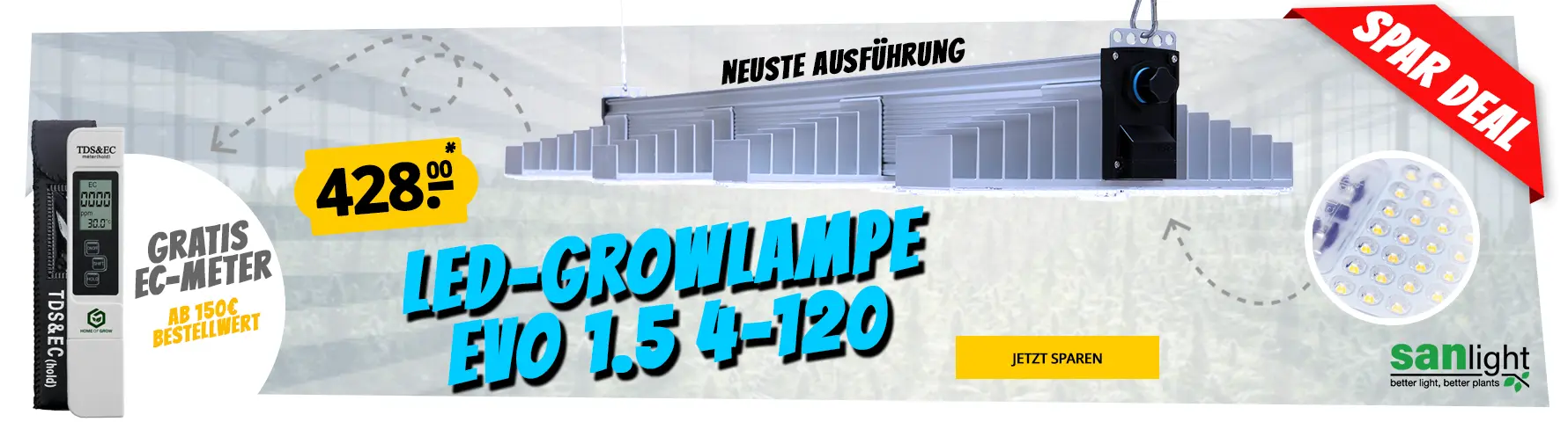 Growversand Sanlight EVO-4-120 Spar Deal Slider Desktop